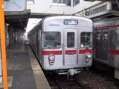 鉄道写真645ネガデータ、130328610003、3500系、長野電鉄河東線